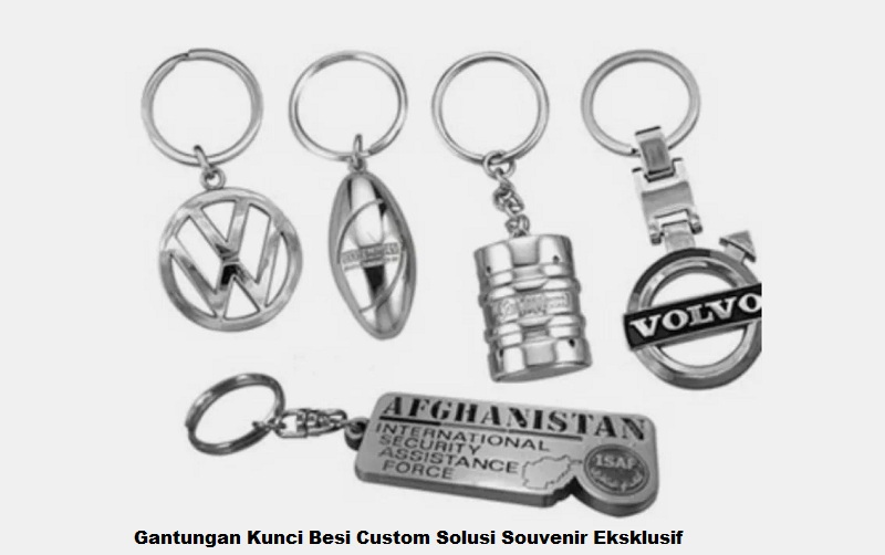 Gantungan Kunci Besi Custom Solusi Souvenir Eksklusif